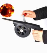فن دستی باربیکیو قابل حمل | دمنده آتش برای کباب و کمپینگ