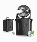 فن پرتابل اسپری دار با مخزن آب 9 لیتری و باتری شارژی 20000mAh مجهز به چراغ LED